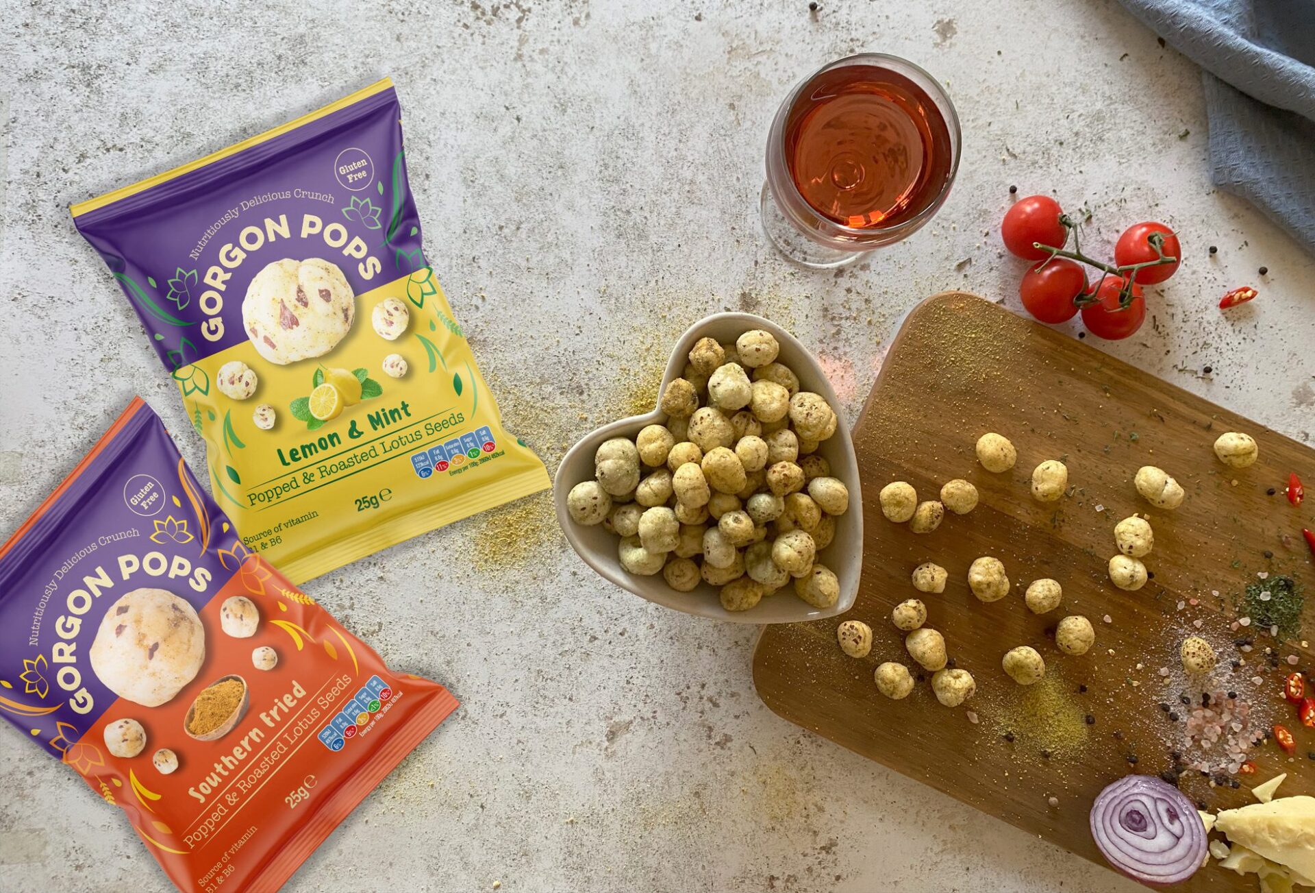 Gorgon Pops stockists lotus seeds